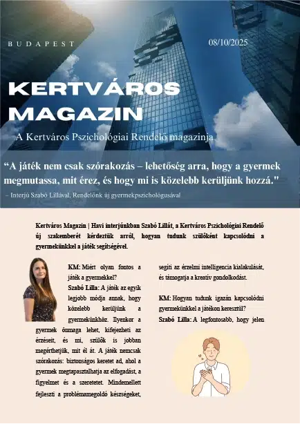Kertváros Magazin – 2025. október 8.