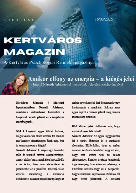 Kertváros Magazin – 2026. március 16.