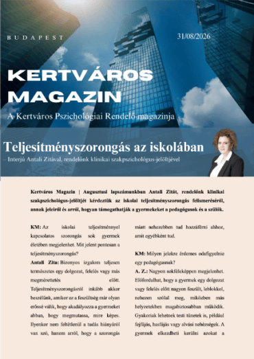 Kertváros Magazin – 2026. augusztus 31.